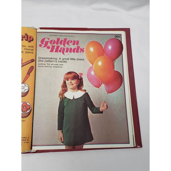 Vintage Golden Hands Volume 2 Sewing Crochet Knitting Dressmaking Patchwork Book - Picture 6 of 14